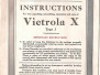 Victor Victrola vv-X Manual